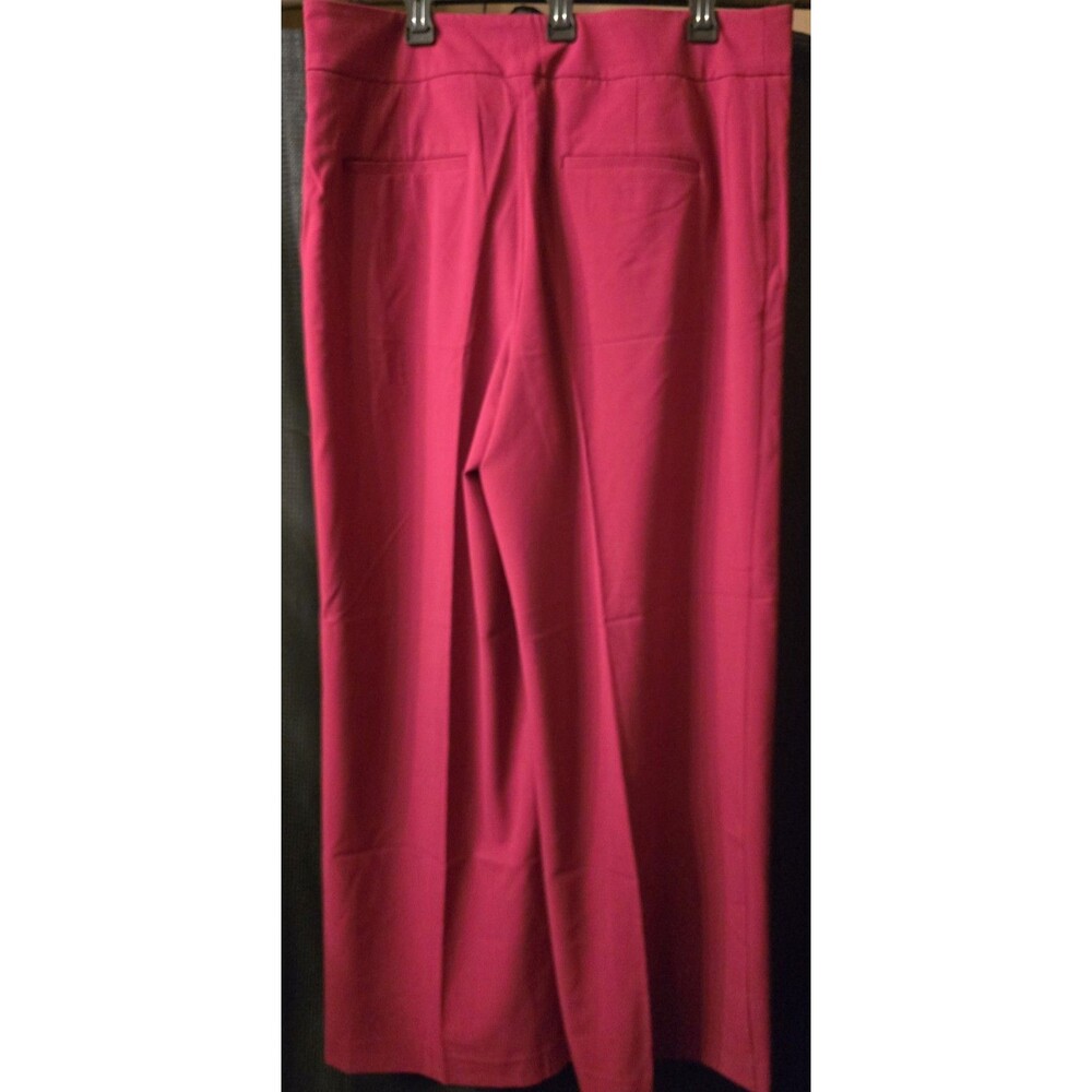 New York & Company Dark Fushia Wide Leg Women's Pants 18 - Picture 4 of 4